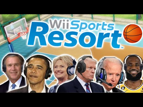 Видео: Президенты США играют в баскетбол на Wii Sports с Леброном
