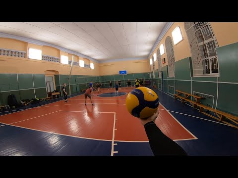 Видео: Волейбол от первого лица Александра | VOLLEYBALL FIRST PERSON | BEST MOMENTS | 53 episode