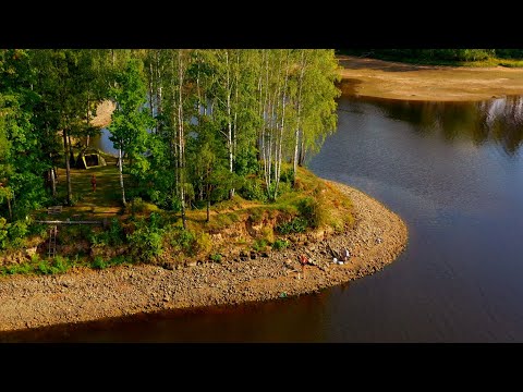 Видео: Рыбалка с тремя ночёвками в новом месте. Донки, спиннинг. Готовим на костре. Гитара у костра. Кайф!