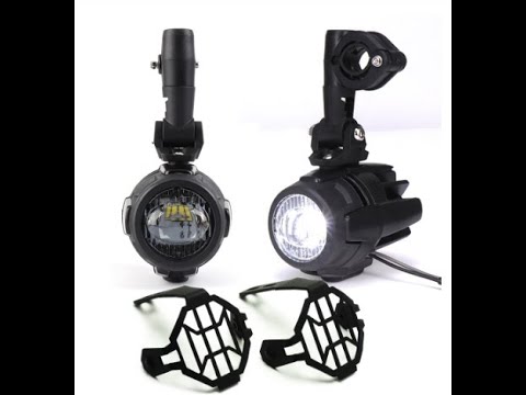 Видео: R1200GS LC Противотуманные фары, крепление к ним, контроллер, установка и прочие ништяки