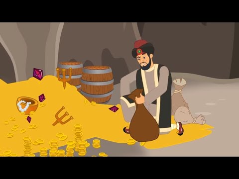 Видео: Али-Баба и сорок разбойников | Сказки для детей | Мультик | сказки на ночь | Russian fairy tales