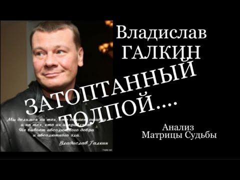 Видео: Владислав ГАЛКИН - затоптанный толпой!  Матрица  Судьбы  актера