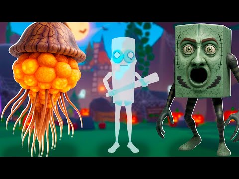 Видео: Брейнроты изменятся на Хэллоуин и вернется Тунг тунг Сахур ? в Brainrot Evolution Роблокс !