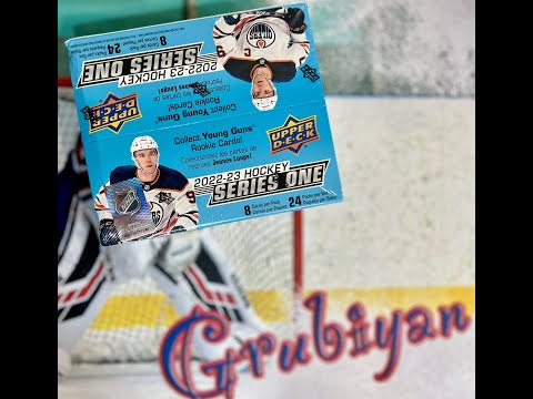 Видео: Бокс Брейк 1 Retail Box по коллекции 2022-23 Upper Deck Series 1 Hockey_Драфт №2