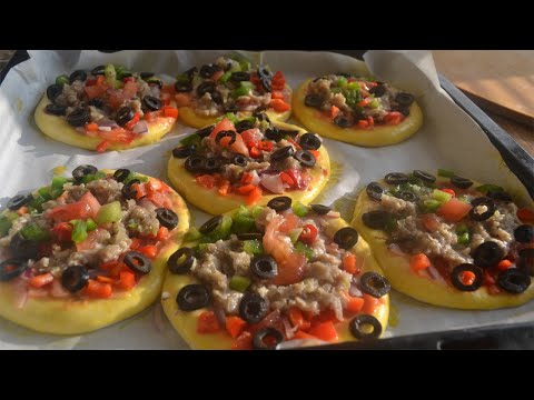 Видео: МИНИ ПИЦЦА 🍕 БЫСТРО И ОЧЕНЬ ВКУСНО😋СЪЕДАЮТСЯ В МИГ