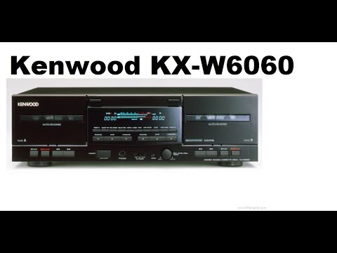 Видео: Кассетная дека KENWOOD KX-W6060.Часть-1.
