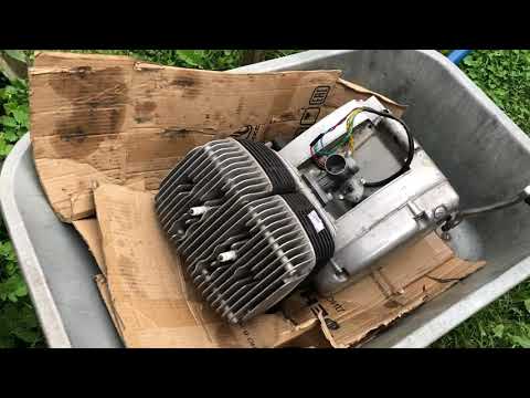 Видео: Двигатель CZ 472 тест 14.11.2021 после ремонта (г. Домодедово, Московская область)