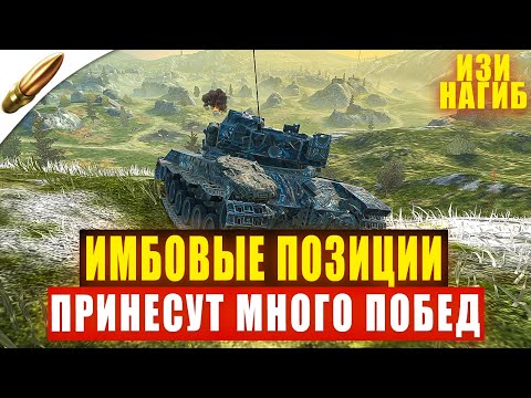 Видео: Самые ЛУЧШИЕ Позиции для урона и побед в Tanks Blitz