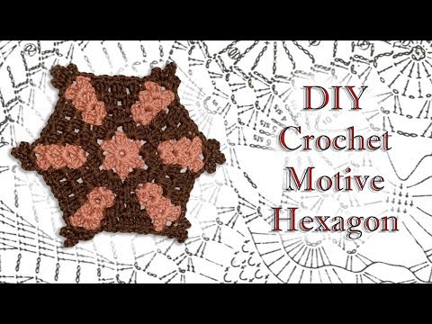 Видео: Solid hexagon, DIY How To Crochet African Flower, Star flower / Шестиугольник крючком Мотив МК