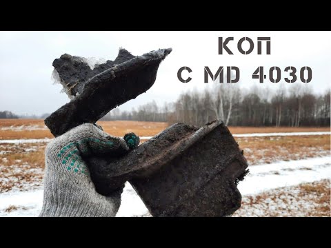 Видео: МЕТАЛЛОКОП С MD 4030. ЗИМНИЙ КОП В ЛЕСОПОСАДКАХ.
