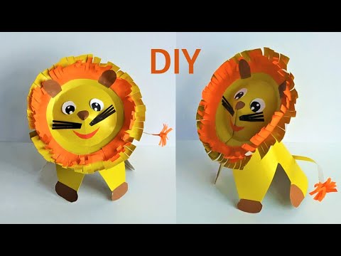Видео: Как сделать льва из бумаги. DIY a paper lion