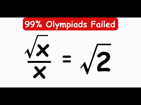 Видео: ОЛИМПИАДЫ В ГЕРМАНИИ || Как решить относительно x? || x = ? ||