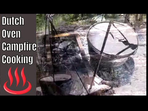 Видео: Стейки Солсбери на костре в голландской печи — готовим на свежем воздухе на болоте