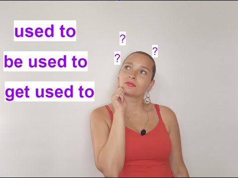 Видео: Разница между конструкциями  used to,  be used to, get used to. #NataliEnglish#English#английский