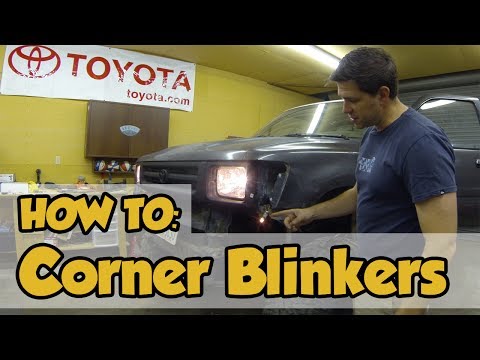 Видео: Инструкция 01: Замена габаритных огней на поворотники Toyota