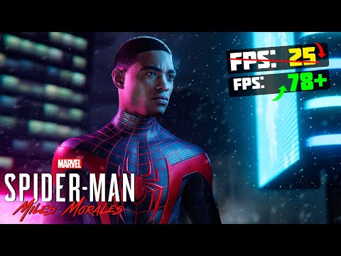 Видео: 🎮Marvel's Spider-Man: Miles Morales! ПОВЫШЕНИЕ FPS и ОПТИМИЗАЦИЯ / НАСТРОЙКА ГРАФИКИ в Spider Man