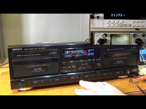 Видео: Настройка канала записи AIWA  AD-WX929.