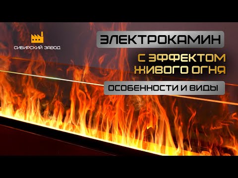 Видео: Обзор на электрокамины с эффектом живого огня!