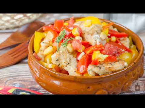 Видео: Невероятно сочно пилешко със зеленчуци! ПЕЧЕНО ПИЛЕШКО ФИЛЕ С ДОМАТИ, ЧУШКИ И ЦАРЕВИЦА