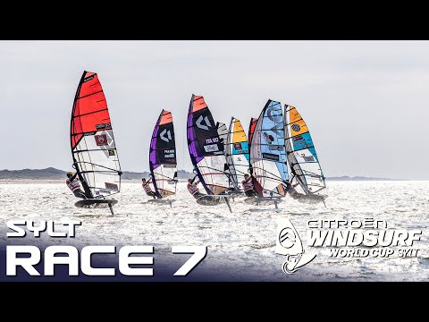 Видео: Слалом на рапирах на выбывание 7 | Кубок мира Citroën по виндсерфингу в Зильте 2025 года