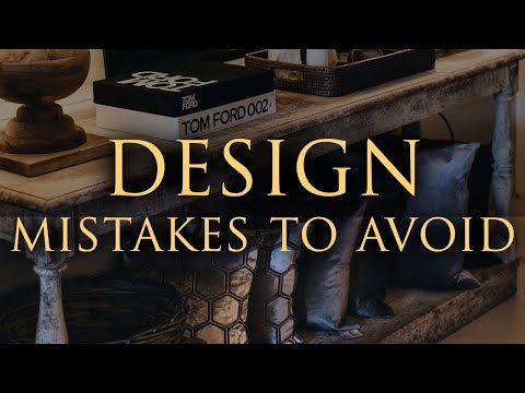 Видео: 5 ошибок в дизайне интерьера и как их исправить | ЧАСТЬ 2