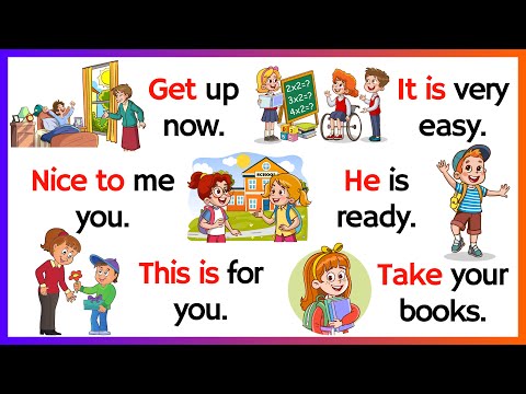 Видео: Говорите по-английски с детьми | Разговорный английский для детей | Повседневные английские предл...