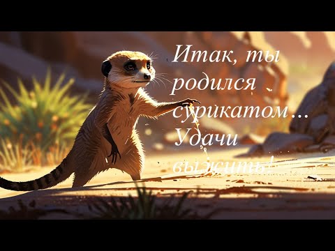 Видео: Итак, ты родился сурикатом… Удачи выжить! #ЖизньСуриката #СмешныеЖивотные #ЯРодился