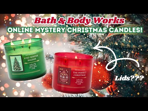 Видео: Bath & Body Works Online Таинственные рождественские свечи!