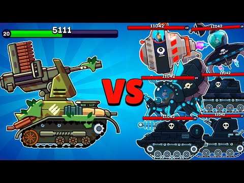 Видео: НОВЫЕ ХП у БОССОВ! ЗЕНИТКА ПРОТИВ ВСЕХ БОССОВ в Hills of Steel