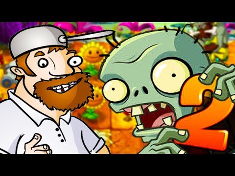 Видео: ЗОМБИ И БЕЗУМНЫЙ ДЕЙВ ВЕРНУЛИСЬ ! -  Plants Vs Zombies 2 - Растения Против Зомби 2 - #1
