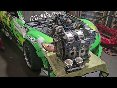 Видео: RENESIS RX8 / RX7 GSLSE Multi Port Combo получает систему впуска и автомобиль для установки — KMR...