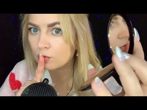 Видео: АСМР МАКИЯЖ 💄 С МОКРЫМ ПАЛЬЧИКОМ ПОДРУЖКЕ СТУДЕНТКЕ / ASMR Wet finger makeup