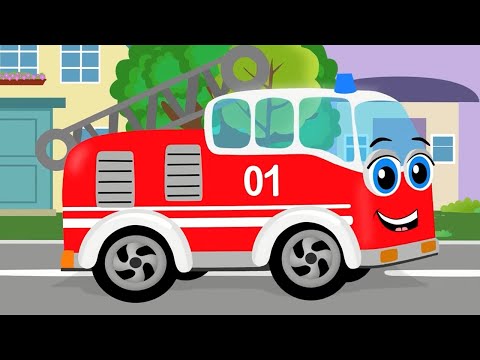 Видео: 🌈 Школа кролика Бобо – 🚒 Машинки-помощники 🚑 Специальный транспорт  – Развивающие песенки для детей