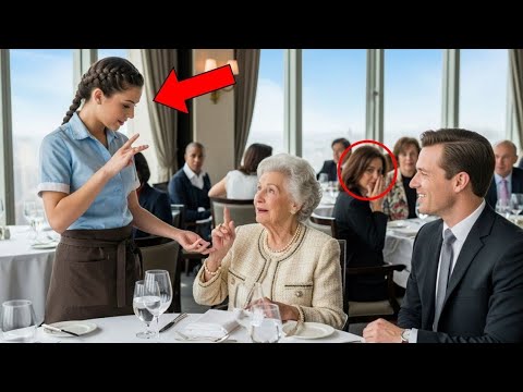 Видео: Бедная ОФИЦИАНТКА поприветствовала ГЛУХУЮ мать миллиардера — её язык жестов поразил ВСЕХ