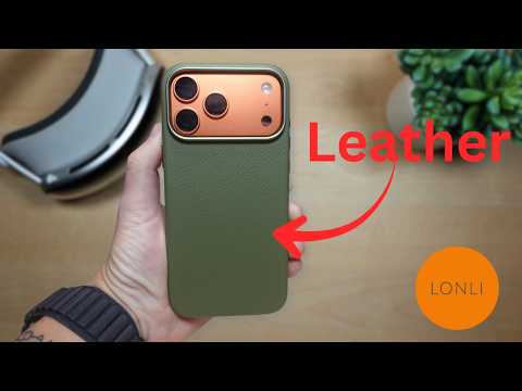Видео: Лучший кожаный чехол для iPhone 17 Pro? LONLI