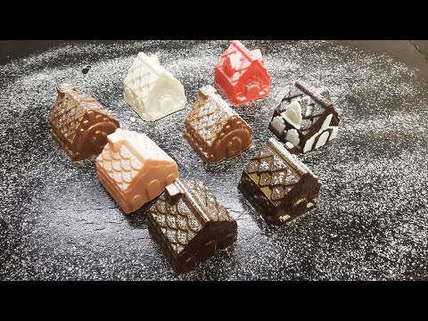 Видео: Шоколадные ДОМИКИ для ГНОМИКОВ 🎄🧁КЕЙК ПОПСЫ 🎅 Идея  для Сandy bar