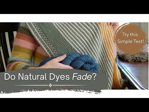 Видео: Выцветают ли натуральные красители? Пройдите этот простой тест.