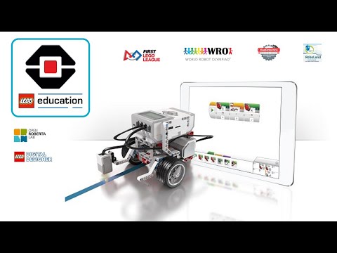 Видео: Робототехника. Урок 2. LegoEV3. Движение по линии с одним датчиком. Line following with color sensor