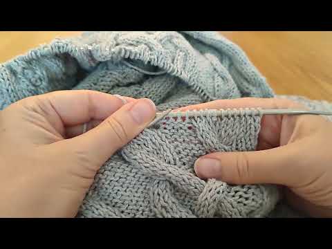 Видео: Кардіган з аранами. Розбір схеми візерунку. 7, 8, 9, 10, 11, 12 рядки.