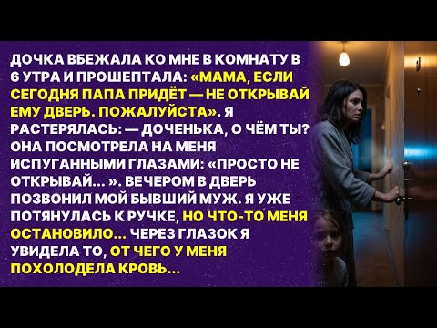 Видео: Дочь шепнула: «Мама, не открывай дверь папе»...