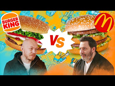 Видео: Макдоналдс и Бургер Кинг / БИТВА БРЕНДОВ