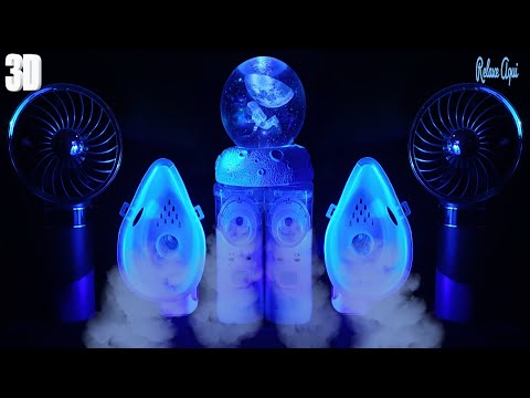 Видео: 🌚 ASMR: 3D-аэрозоль и вентиляторы с удивительной RGB-луной для сна и отдыха