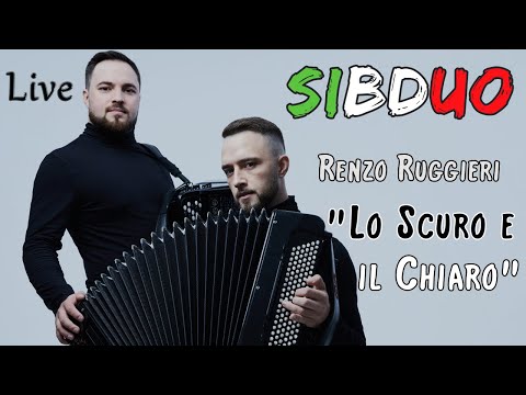 Видео: SiBDUO_ R.Ruggieri "Lo Scuro e il Chiaro", Live, итальянский джаз, виртуозы, дуэт баянистов, баян.