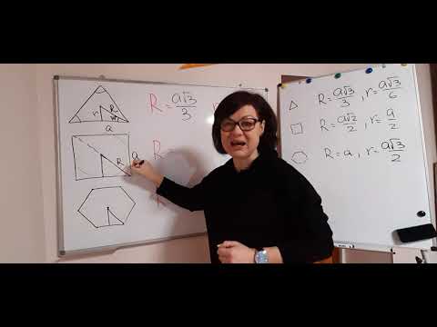 Видео: Радіуси вписаних та описаних кіл правильних многокутників