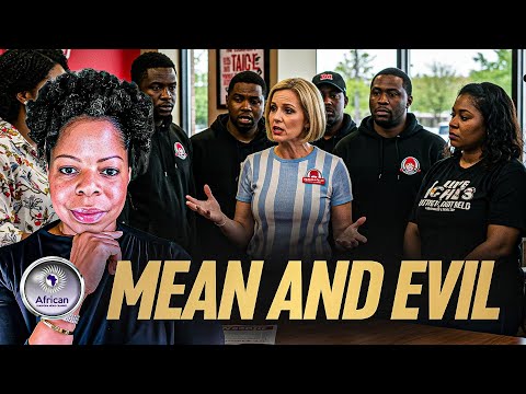 Видео: Чернокожие мужчины поставили на место белую менеджера Wendy's за неуважение к ее чернокожей сотру...