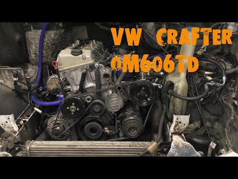 Видео: УазТех: Установка om606 TD, на Volkswagen Crafter, ЧАСТЬ 3