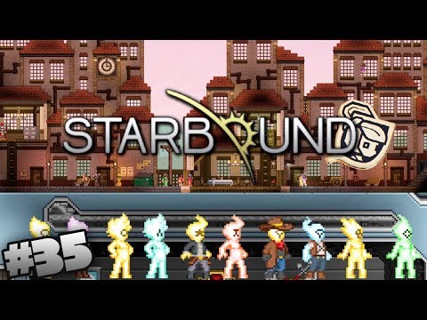 Видео: Новакиды в команду, мониторы на станцию! - Starbound #35