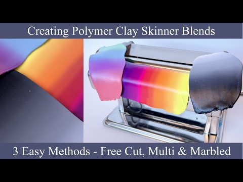 Видео: 3 простых способа создания смесей для лепки из полимерной глины — Начало работы с глиной