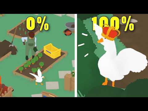 Видео: Я прошёл Untitled Goose Game на 100% И СТАЛ КОРОЛЁМ
