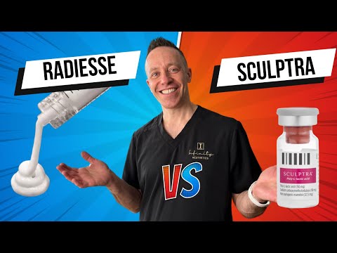 Видео: Объяснение врача: Radiesse против Sculptra для молодой кожи